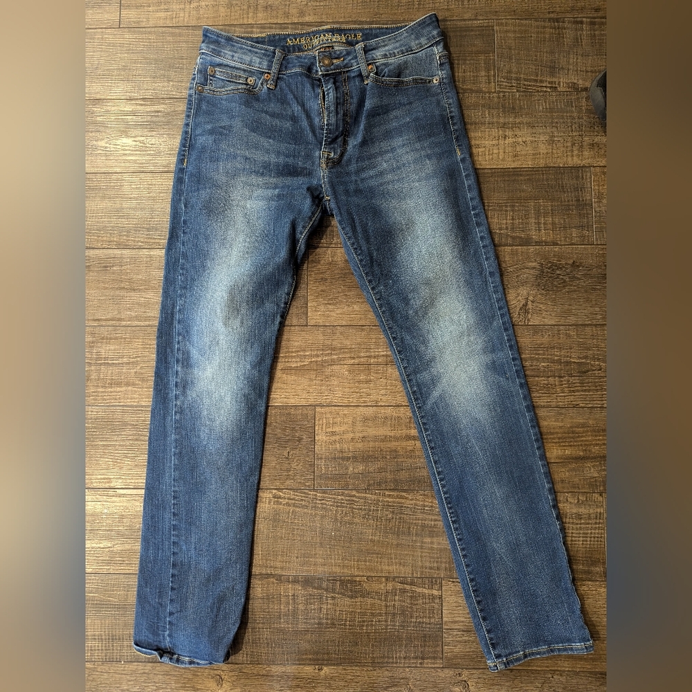 American Eagle Extreme Flex Slim Medium Wash Waist 30 x Length 30
